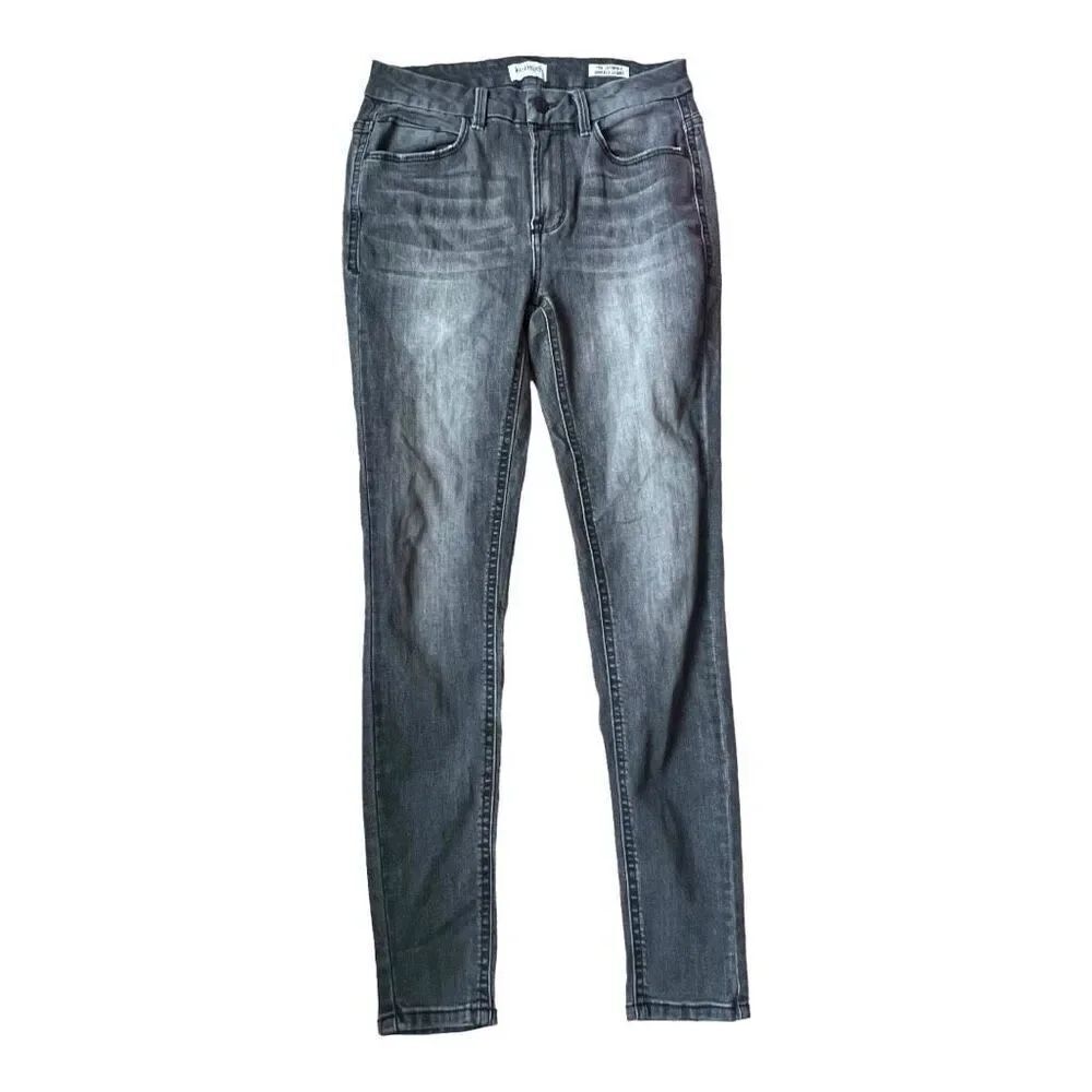 Womens Kensie Jeans The Ultimate High Rise Skinny Black Wash Jeans - Sz 2